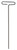 BONDHUS 2MM X 9" LOOP HEX T-HANDLE