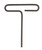 BONDHUS 1/8 X 3" LOOP  HEX T-HANDLE