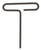 BONDHUS 5/32 X 3" BOUCLE HEXAGONALE T-HANDLE