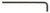 BONDHUS 7/32 X 6" HEX L-WRENCH