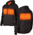 PG416 - (XL) TROUSSE DE SWEAT À CAPUCHE CHAUFFANT NOIR AVEC BATTERIE M12 CP2.0/PORTE-BATTERIE/CHARGEUR M12