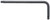 T10 SHORT ARM L-WRENCH / BULK PKG 25