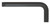 T55 SHORT ARM L-WRENCH / BULK PKG 10