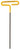 BONDHUS 7/64 X 6" CUSHION GRIP LOOPED HEX T-HANDLE