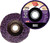 PG106 - DISQUES BRITE PREP™ DÉMONTABLES® EN CARBURE DE SILICONE, SUPREME (VIOLET), ARBRE DE 7/8", PAQUET DE 5