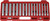 PG131 - 17-PC 3/8" & PRISE 1/2" ENSEMBLE DE DOUILLES MÉTRIQUES 6 POINTS EXTRA-LONG, ADAPTATEURS 6MM-21MM, 3/8 » X 1/4 » & 1/2 » X 3/8 »