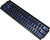 BLUE ALUMINUM RAIL SOCKET ORGANIZER TRAY WITH 50 SOCKET HOLDERS FOR 1/4", 3/8" & 1/2" DRIVE SOCKETS