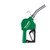 PG244  -  SD SERIES 3/4" DIESEL AUTOMATIC NOZZLE (GREEN), 15/16" SPOUT O.D., 14.5 GPM/55 LPM, 3/4" NPTF INLET