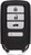 PREMIUM - 4-BUTTON IKEY, HONDA STYLE PROGRAMMABLE SMART KEY - PROGRAM WITH KM100 TABLET - AUL-IKEYHD4TP - IKEYHD4TP