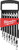 PG152 - CLÉ COMBINÉE À CLIQUET MÉTRIQUE À TÊTE FLEXIBLE DE 7 PIÈCES, 8MM-17MM