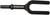 PG85 - 0.498" SHANK AIR HAMMER 15/16" PICKLE FORK BALL JOINT SEPARATOR