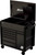 PG214 - 44" RS PRO 8-DRAWER POWER SERVICE CART W/SECURITY BOX IN TOP TILL & POWER BAR - BLACK