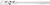 PG125 - PRISE 1/4" TÊTE FLEXIBLE CLIQUET, 9" DE LONG