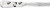 PG128  -  1/2" DRIVE FLEX HEAD RATCHET, 11" LONG