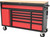 PG213 - 61" 11-DRAWER ROLLER CABINET RED/BLACK