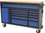 PG213 - 61" 11-DRAWER ROLLER CABINET, BLUE/BLACK