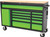 PG207 - ARMOIRE ROULANTE DE 61" AVEC 11 TIROIRS, VERT LIME/NOIR