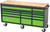 PG213 - 72" 15-DRAWER ROLLER CABINET, LIME GREEN/BLACK