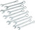 PG164 - 10-PIECE SAE RAISED PANEL JUMBO COMBINATION WRENCH SET, 1-5/16" TO 2"