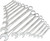 PG150 - 14-PIECE SAE RAISED PANEL COMBINATION WRENCH SET, 3/8" TO 1-1/4", WITH ROLL POUCH