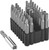 PG169 - 33-PC 2" LONG SECURITY BIT SET, (4) SPANNER, (4) TRIWING, (3) TORQUE, (9) TR TORX, (12) TR HEX