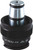 COOLANT PRESSURE ADAPTER FOR GM TRUCKS WITH DURAMAX ENGINES WITH M52 X 2.5 LH THREADED COOLANT RESERVOIRS