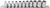 PG157 - 11-PC 3/8" DR. FLAT-CUT FEMALE TORX SOCKET SET FOR LOW PROFILE FASTENERS, E5-E20