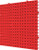 PG208 - TGB-6X6 RED BOARD, 6" X 6", PACK OF 16