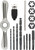 15PC SAE TAP AND DIE SET WITH HEX-LOK™ 2-IN-1 HANDLE