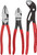 PG186 - 3-PC PRO PLIERS SET: 9 1/2" HIGH LEVERAGE LINEMAN’S PLIERS, 8" HIGH LEVERAGE DIAGONAL CUTTER, 10" COBRA® WATER PUMP PLIERS