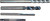 4-PC CASSÉ EZ OUT ENLÈVEMENT MASTER KIT / FORETS EN PLATINE "UR L’ENLÈVEMENT DE L’EXTRACTEUR