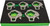 PG154 - ENSEMBLE DE CLÉ À ÉCROU À CLIQUET 1/2" DR. GRAND À CLIQUET (22, 24, 27, 30, 32 MM)