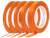 PROBAND FINE LINE TAPE - ORANGE - 1/8" X 60 YARDS (3.2MM X 55M)