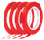 PROBAND FINE LINE TAPE - RED - 1/8" X 60 YARDS (3.2MM X 55M)