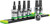 PG110 - ENSEMBLE DE TOURNEVIS HEXAGONAUX DR. COURT DE 3/8 PO DR. COURT, 4 MM - 10 MM