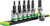 PG108 - 7-PC 3/8 » DR. SHORT SAE RPT ENSEMBLE HEXAGONAL, 1/8 » - 3/8 »