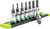 PG124 - Ensemble de 8 tournevis hexagonaux métriques courts à tête fraisée de 6,35 mm (1/4 po), de 1,5 mm à 7 mm