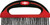 PG107 - 8-1/4" LONG CURVED UTILITY BRUSH, D-SHAPED HANDLE, 24 X 80 CARBON STEEL BRISTLES