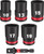 6-PC SHOCKWAVE IMPACT DUTY™ 3/8" DRIVE METRIC STANDARD SOCKET SET, 10MM-19MM & 1/4" HEX TO 3/8" SQUARE SOCKET ADAPTER