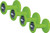 PG265 - 4-PC MAGNETIC RUBBER-COATED HOLDER SET, 49MM DIAM. X 51MM LONG, NEON GREEN