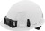 PG294 - BLANC - CASQUE À BORD AVANT À VIS™ À VERROU AVEC 4 PTS. SUSPENSION À CLIQUET – TYPE 1, CLASSE E