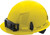 PG297 - YELLOW - BOLT™ FRONT BRIM HARD HAT WITH 4 PT. RATCHETING SUSPENSION – TYPE 1, CLASS E
