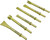 PG81 - 6-PC .401 SHANK HEAVY DUTY THOR AIR HAMMER, CHISEL & CUTTER BIT SET