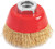 PG101  -  2.5" CRIMPED WIRE CUP BRUSH, 5/8"-11 ARBOR SIZE, 12,500 RPM