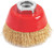 2.5" CRIMPED WIRE CUP BRUSH, 5/8"-11 ARBOR SIZE, 12,500 RPM