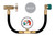 TUYAU DE RECHARGE DE CLIMATISATION 1234YF CALIBRE W (NOIR) - 45756