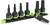 PG108 - 7-PC 3/8'' DR SHORT METRIC IMPACT RPT HEX DRIVER SET, 4-11 MM