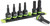 PG108 - 7-PC 3/8'' DR SHORT SAE IMPACT RPT ENSEMBLE DE PILOTES HEXAGONAUX, 5/32-7/16"