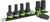 PG108 - 7-PC 1/2" DR SHORT METRIC IMPACT RPT HEX DRIVER SET, 10-19 MM