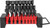 PG175 - ENSEMBLE DE TOURNE-ÉCROUS À CHOC SAE DE 25 PIÈCES AVEC RACK DE RANGEMENT, 1,5 » DE LONG : 3/16 »-1/2 » (NON MANÉTIQUE); 2 » DE LONG (MAGNÉTIQUE) : 1/4 »-1/2 »; 2,5 » DE LONG (MAGNÉTIQUE) : 1/4 »-9/16 »